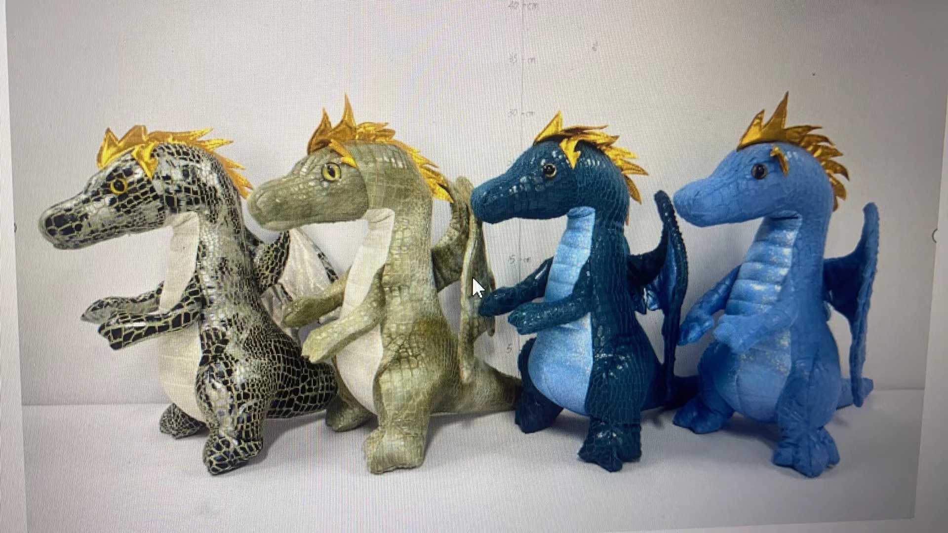 American peluche bonnie flying dragon muñeca muñeca niño juguete