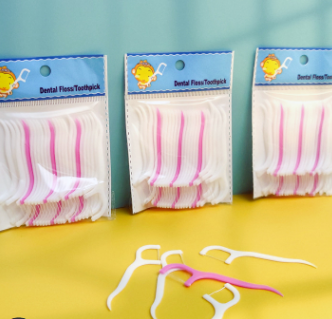 Oral care dental floss picks, toothpicks, oral cleaning, 25 disposable teeth cleaning, interdental brush, dental floss picks details Picture