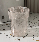 透明垃圾桶大容量北欧收纳桶无盖创意客厅厨房卧室简约家用废纸篓
