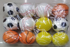 7.6cmPU运动球玩具球海绵球儿童玩具