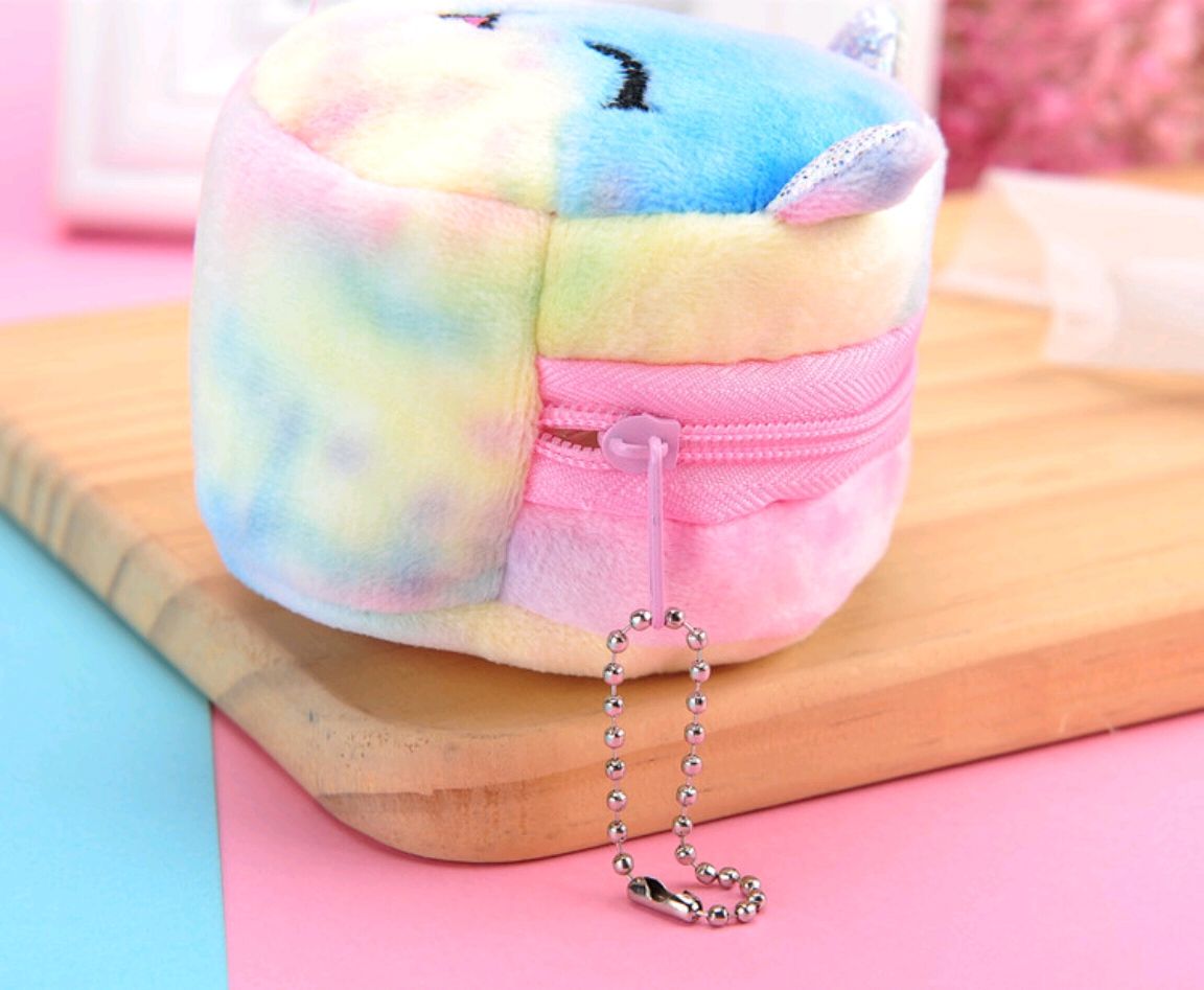 毛绒零钱包扎染立体刺绣钱包刺绣零钱包扎染零钱包详情图7