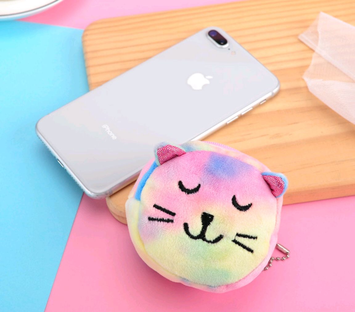 毛绒零钱包扎染立体刺绣钱包刺绣零钱包扎染零钱包详情图11