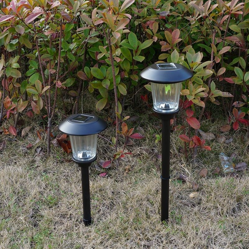 Solar lamps, stainless steel glass lamps, lawn lamps, outdoor waterproof ground insert lamps, landscape courtyard lamps, garden decorative lamps details Picture
