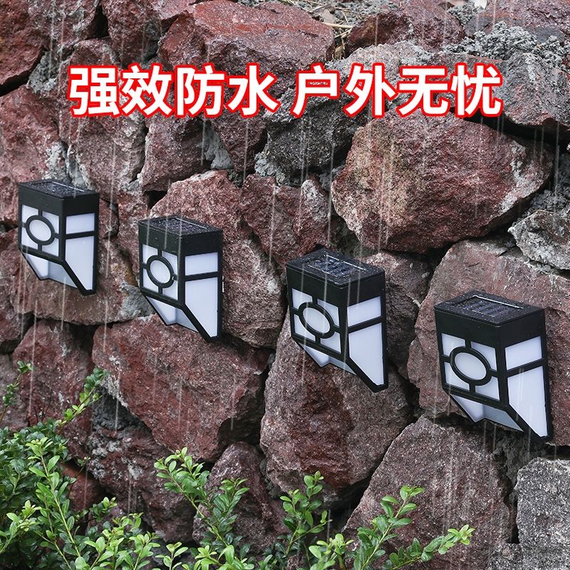 Solar wall lamps, solar garden lamps, garden villa garden landscape lamps details Picture
