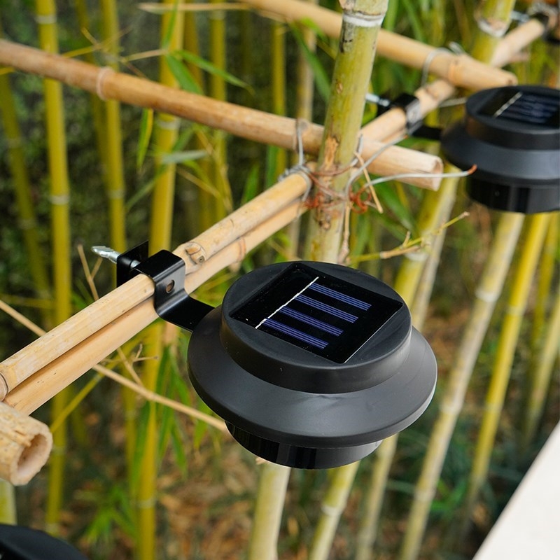 Outdoor solar fence lights, waterproof fence water trough lights, garden landscape lighting, wall lights, villa balcony decorative lights Specification image
