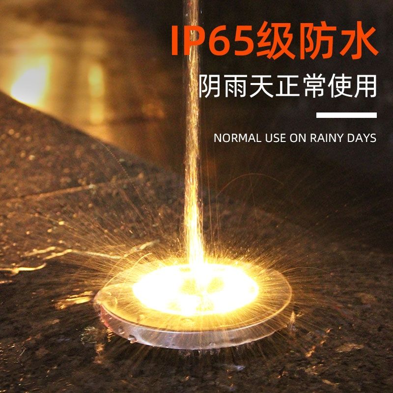 Solar ground lights, outdoor courtyard and garden layout ground lights, led outdoor waterproof villa decoration lawn lights