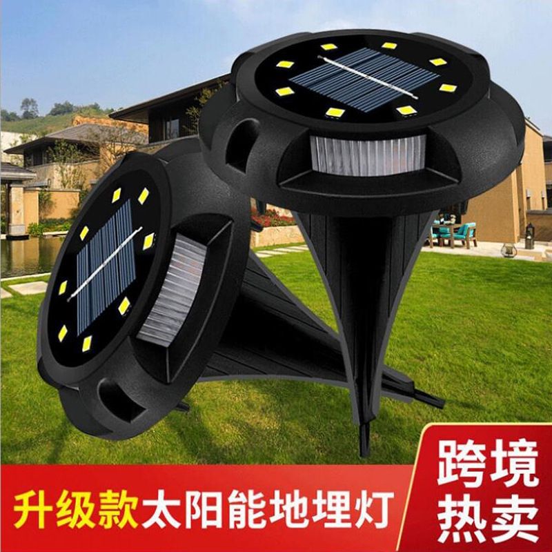 Outdoor solar ground lights, garden lights, ground lights, courtyard landscape lights, ground lights, waterproof
