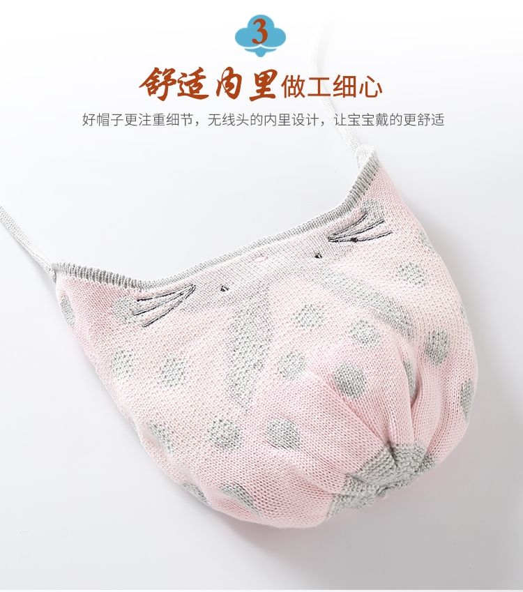 Furry Hat Industry Animal Cartoon Three-Piece Hat Scarf Gloves Knitted Knitted Knitted Hat Little Rabbit Knitted Hat Item Picture