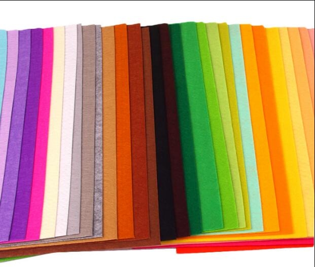 Non-woven fabric diy creative materials, colorful kindergarten cloth, woven fabric decoration, handcrafted materials, self-made felt cloth