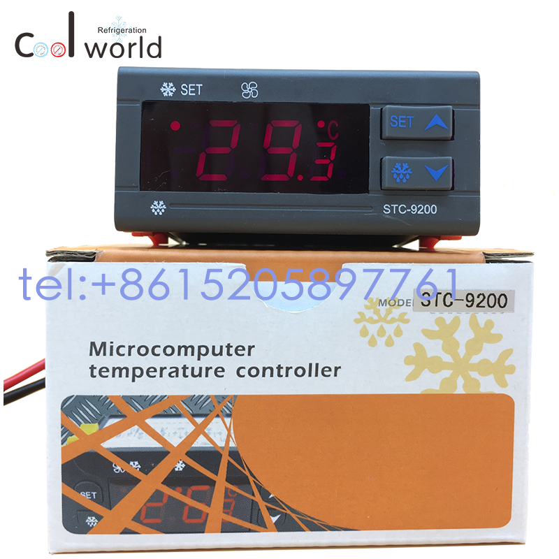 STC-9200温控器 冷柜冷库温度控制器制冷化霜双传感器详情2