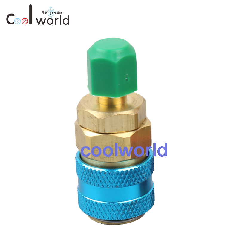 R134a low-voltage quick connector for automotive air conditioning fluorine filling tools, single package pic 1