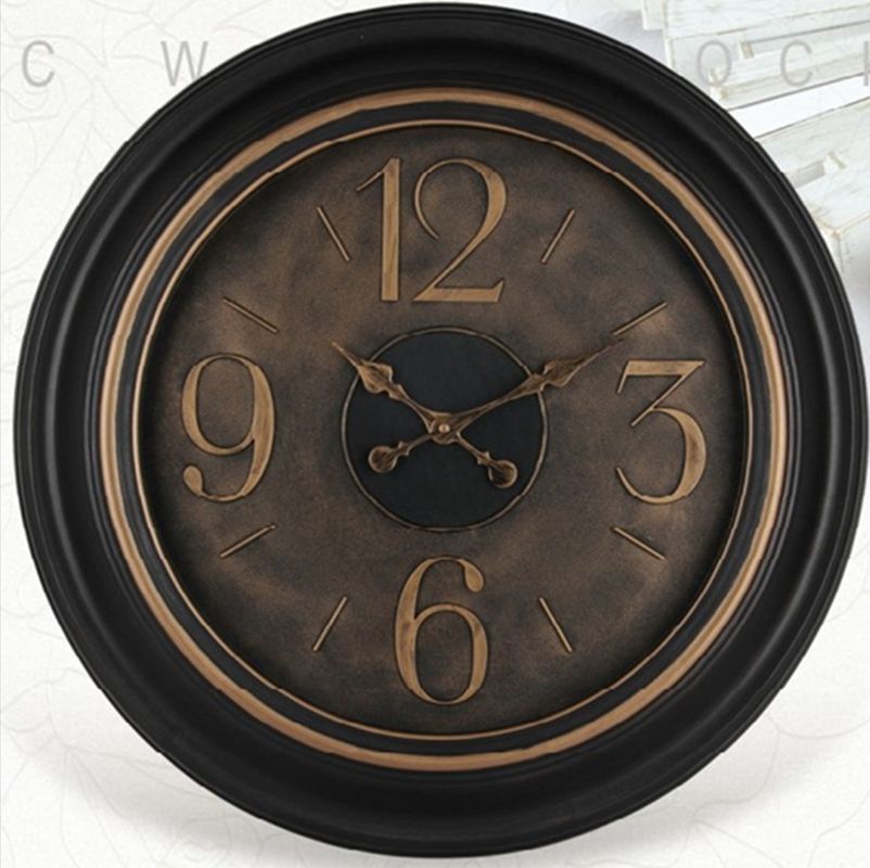 Model 8492A plastic retro wall clock in Europe and America详情图3