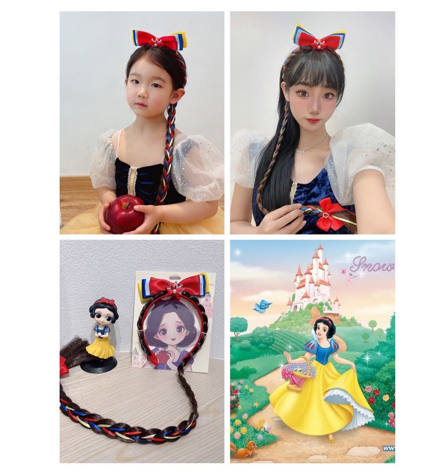 Snow White - Multi-layered knot Crown Hairband Specification image