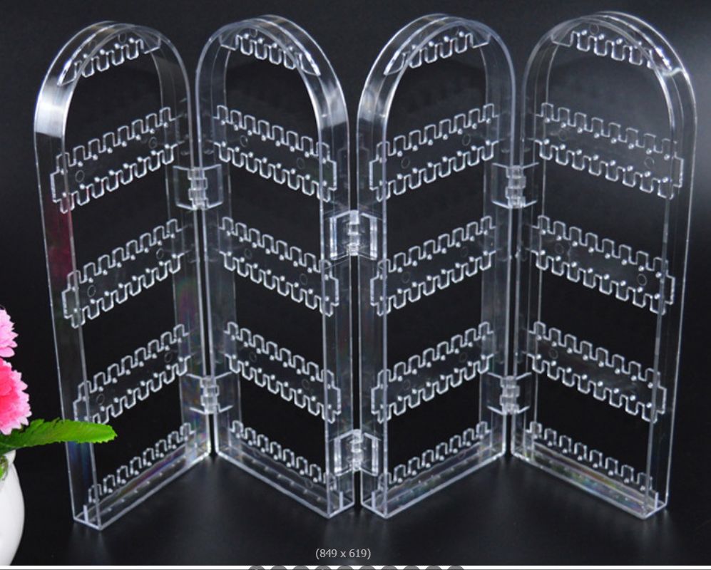 Multi-functional plastic jewelry display stand for export details Picture