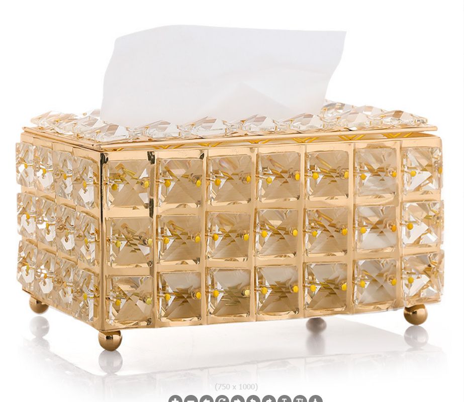 Crystal tissue box for foreign trade Application Scenario