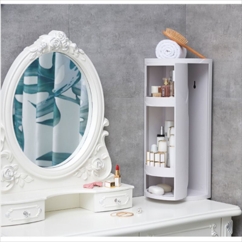 化妆收纳盒/吸挂壁储物盒/卫生间置物盒白底实物图