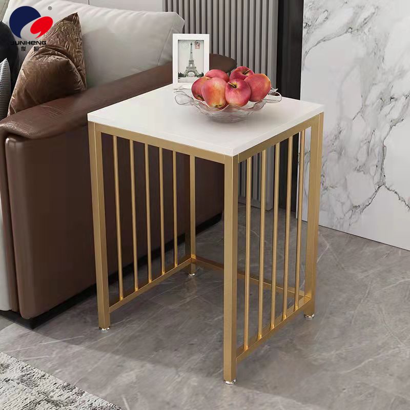 Light luxury sofa, side table, side cabinet, balcony, living room, creative long coffee table, movable corner table, simple and modern bedside small square table details Picture