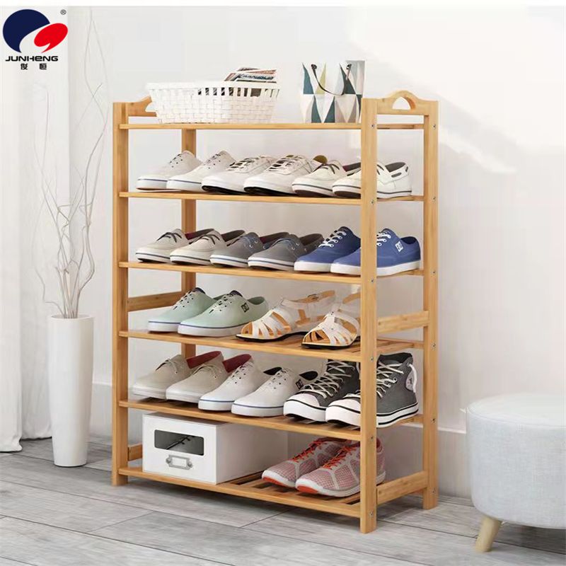 Simple and elegant home interior design, economical, multi-functional, multi-layer, with a small shoe cabinet and storage rack at the door Application Scenario