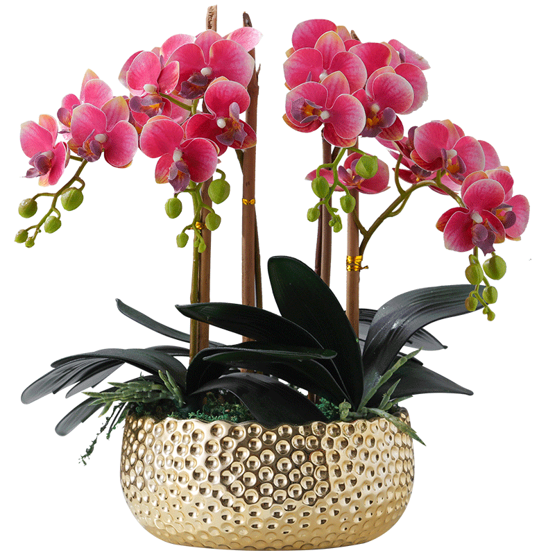 陶瓷花瓶/电镀花盆细节图