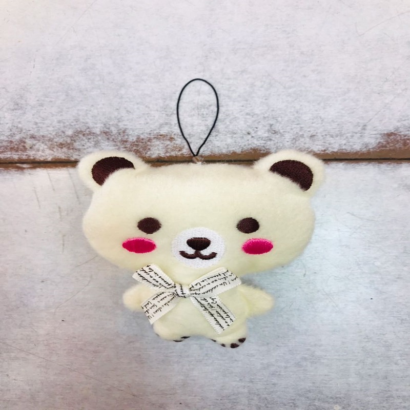 Senbao Monkey 01 Dolls, Smiling Bear Keychain dolls, schoolbag pendants, small gifts, dolls, claw machines, small dolls, accessories, plush Specification image