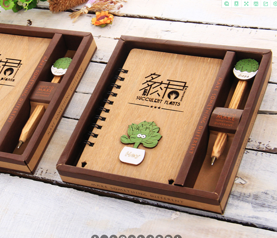 Notebook set 32K wooden for export details Picture