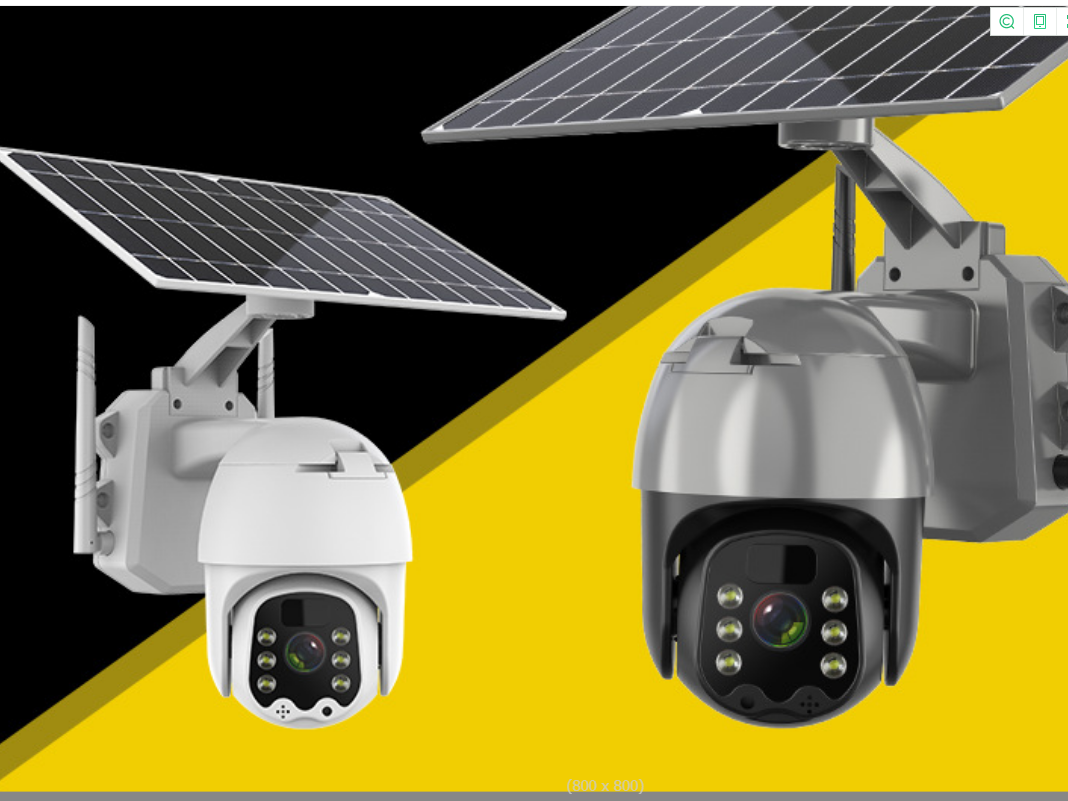 太阳能无线监控摄像头WIFI 版本产品图