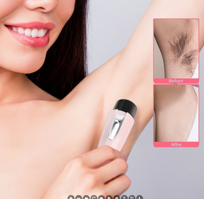 便携式刮毛刀细节图