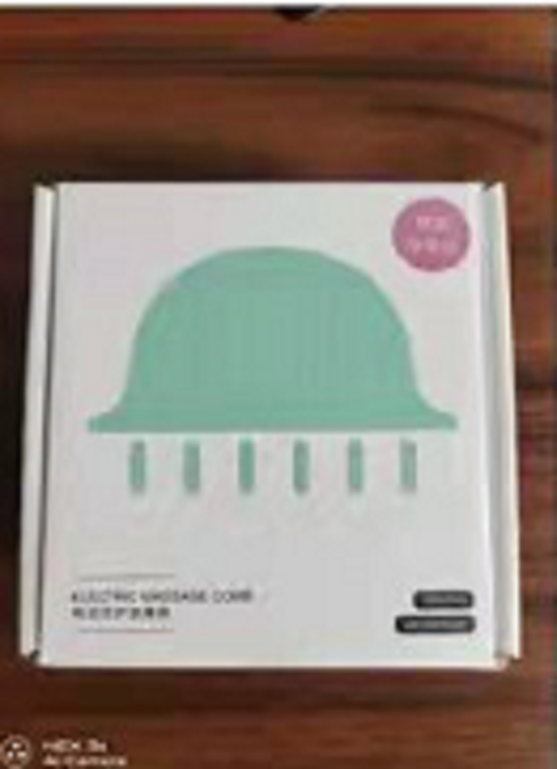 Electric massage comb