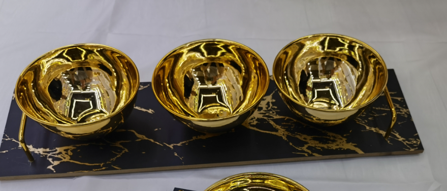 微微工艺金属工艺品家居装饰摆件家居电镀摆件装饰金碗35详情图2