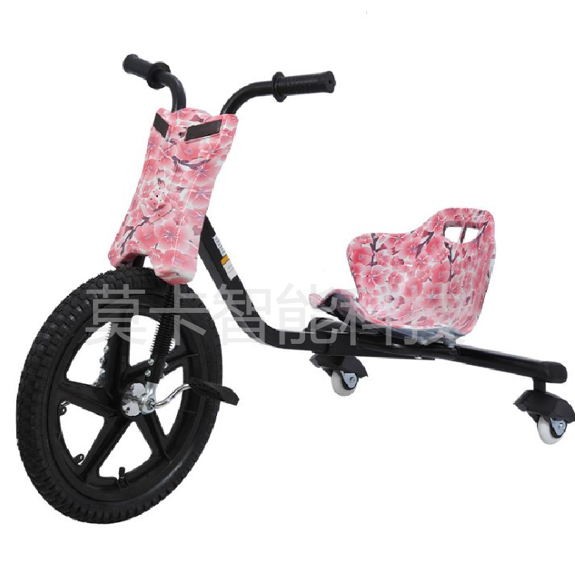 Venta directa de fábrica niños tres ruedas bicicleta 360 grados drift bicicleta kart retráctil details Picture