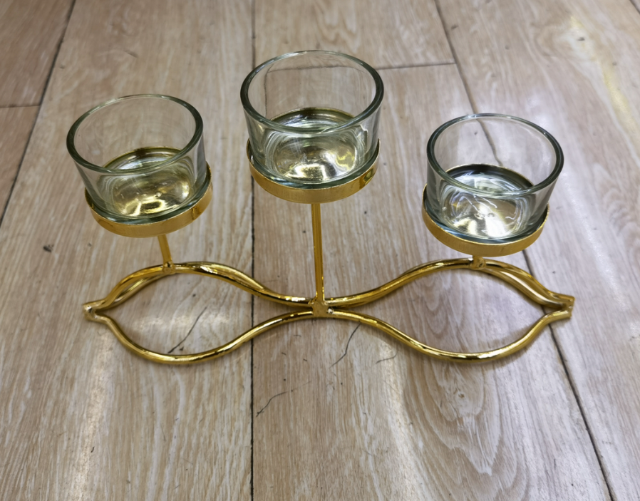 Micro Craft Metal Handicrafts, home decoration ornaments, home electroplated ornaments, decorative candlesticks 09