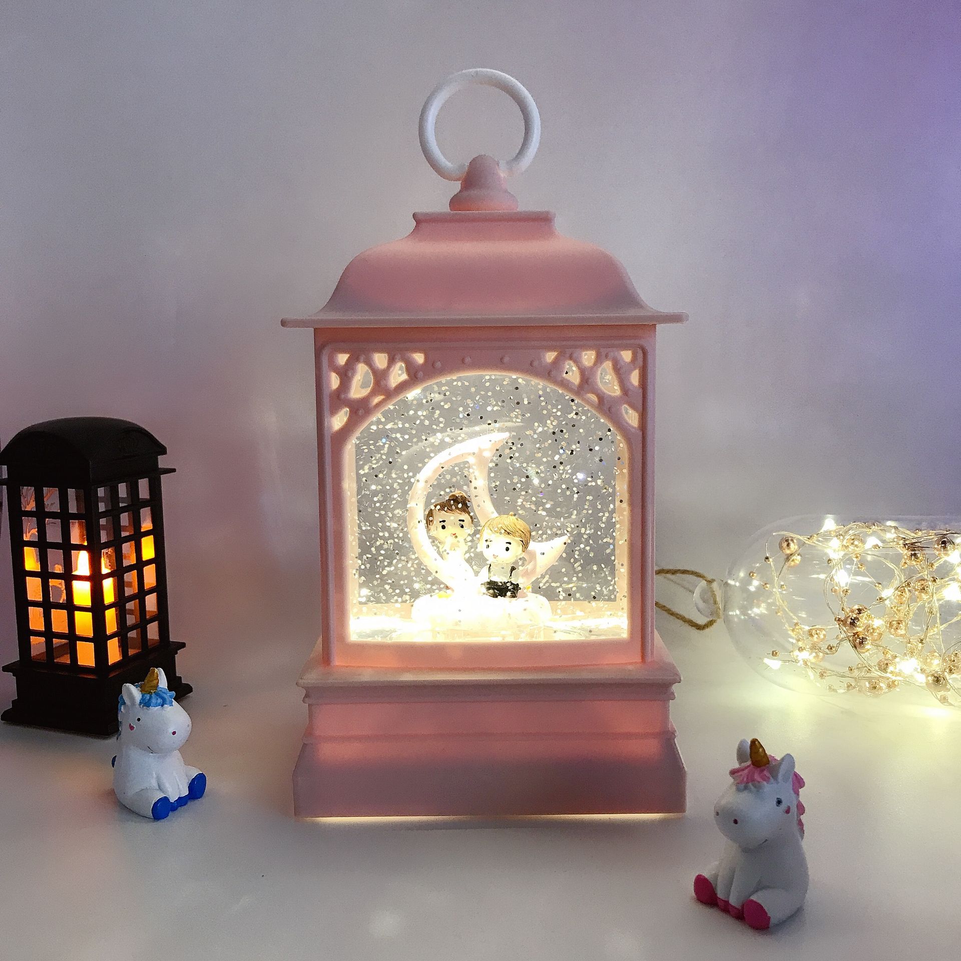 音乐盒  水晶灯/圣诞房子风灯/圣诞节装饰品产品图