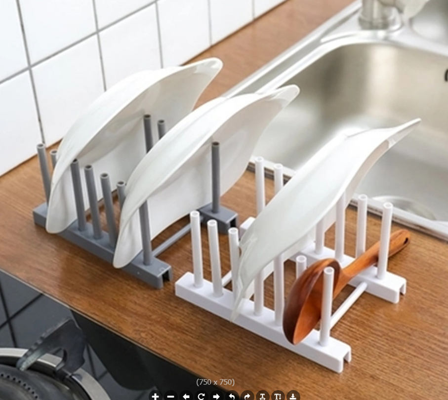 用塑料碗碟架外贸