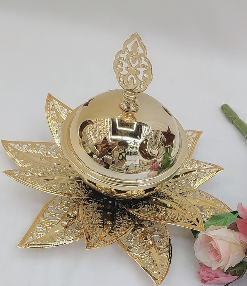 微微工艺金属电镀铁艺香炉97金属工艺品家居装饰摆件2详情图2