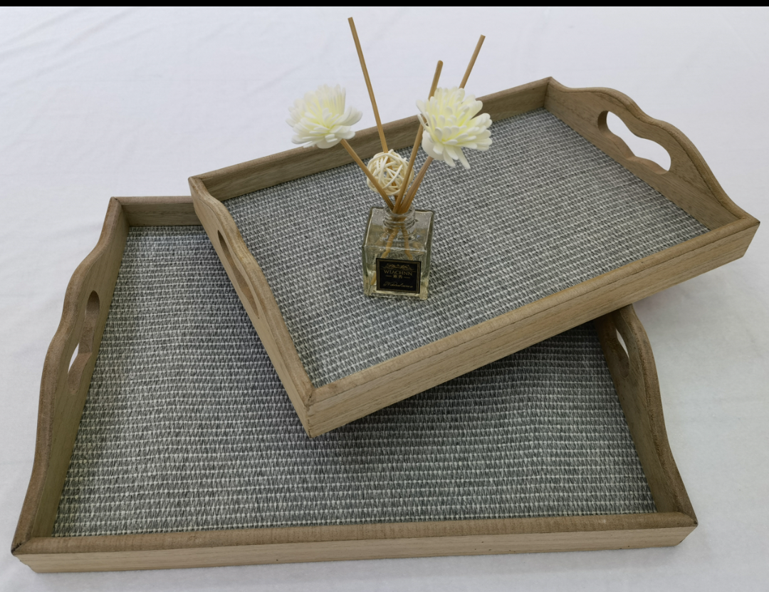 Home decoration wooden tray 60