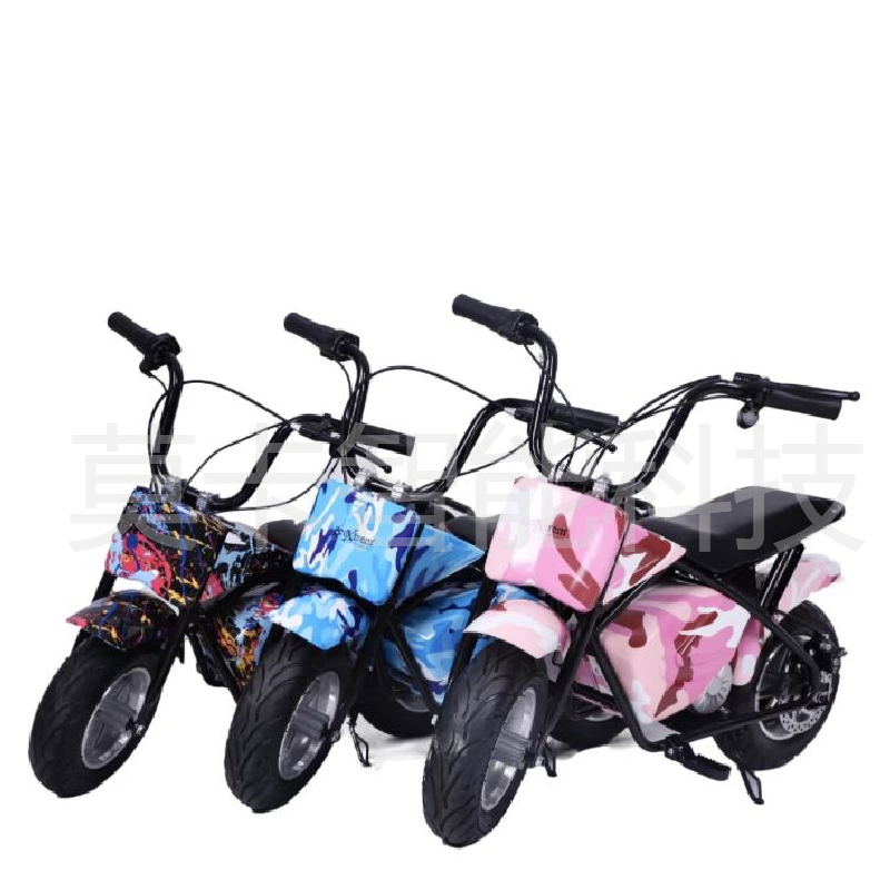 迷你哈雷车儿童电动摩托车两轮玩具车越野车 电动滑板车可坐人