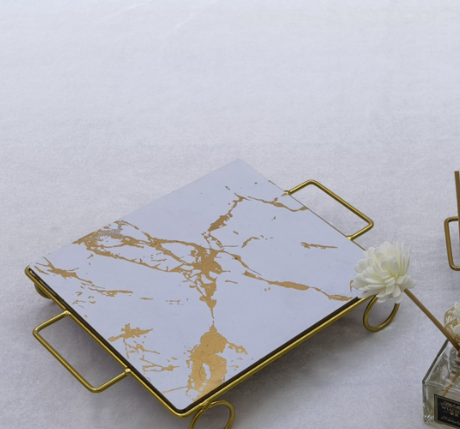 Metal ironwork decorative tray 70