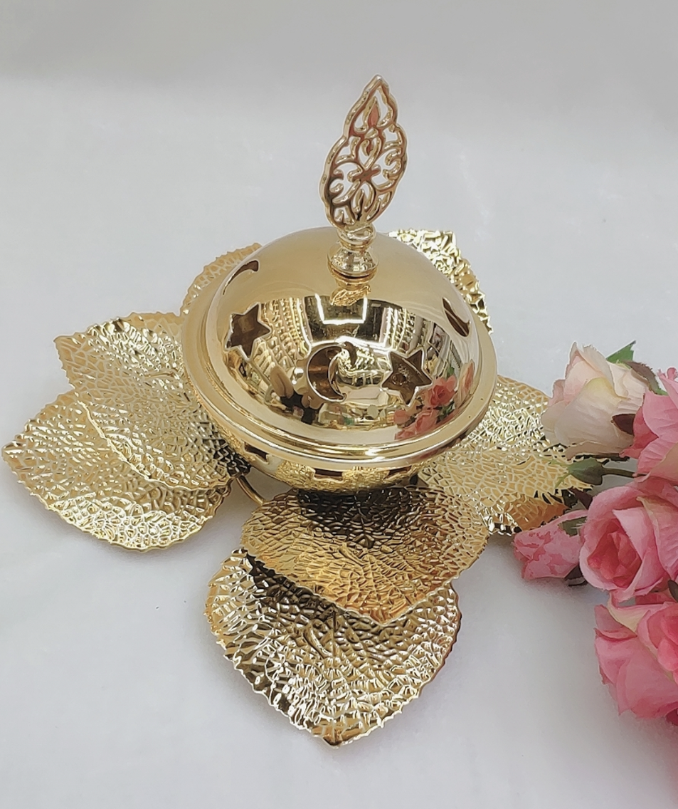 微微工艺金属工艺品家居装饰摆件金属电镀摆件铁艺香炉98工艺品详情图2