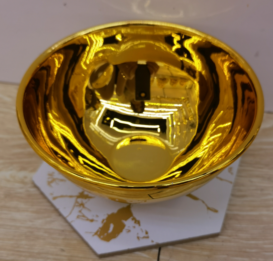 Micro Craft Metal Handicrafts, Home decoration ornaments, Metal electroplated ironwork decorative bowls 74 detail image 2