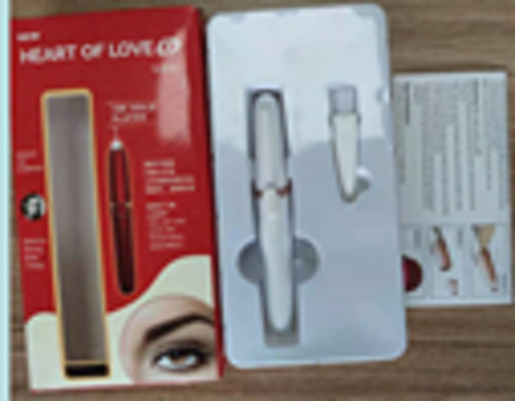 The battery version of the second-generation eyebrow pencil is white