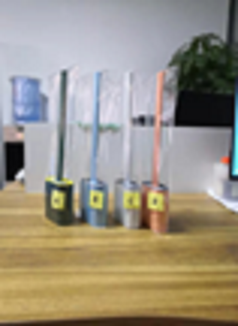 Toilet brush (ABCD) in 4 colors