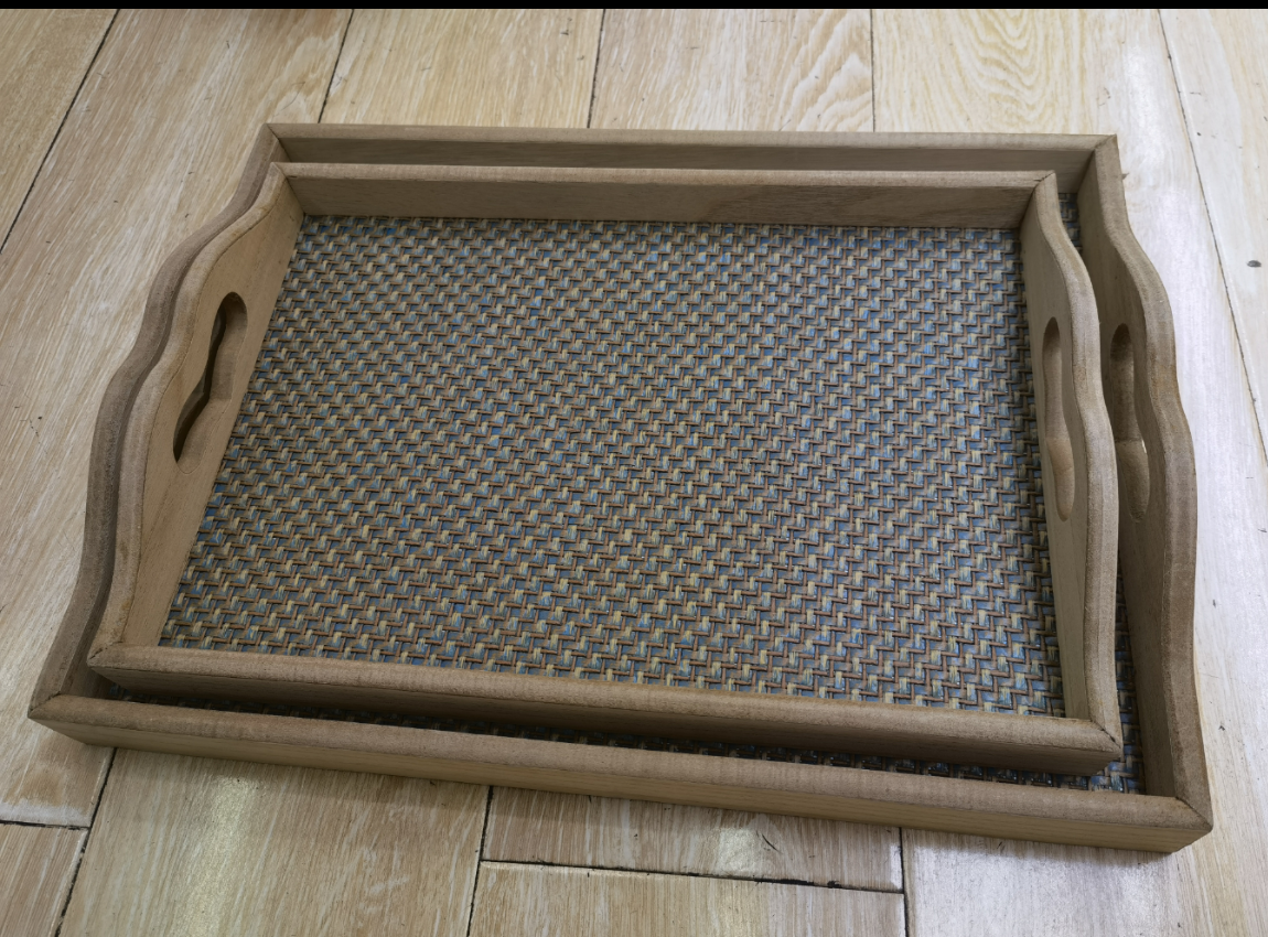 Home decoration wooden tray 85 details Picture