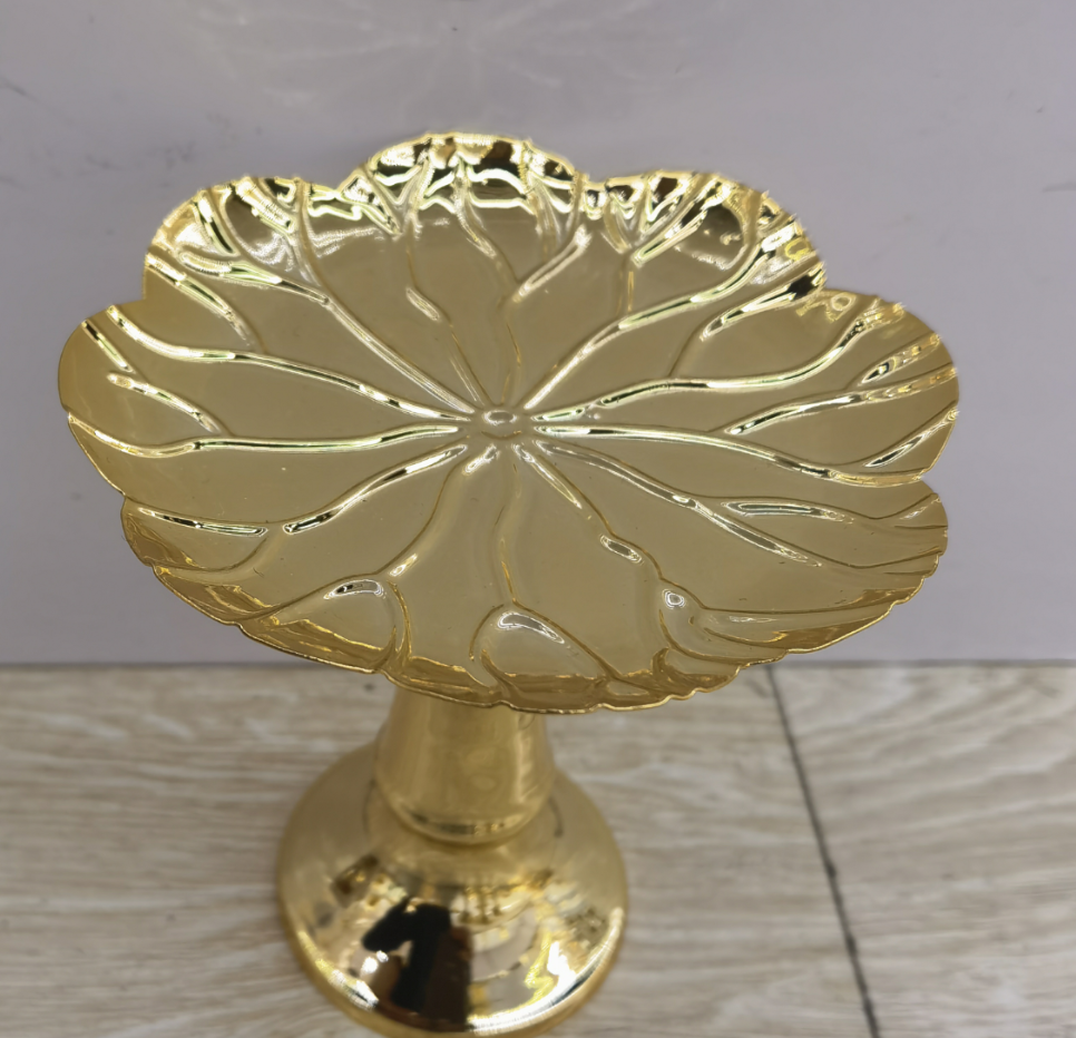 Home electroplated decorative gold bowl 34 details Picture