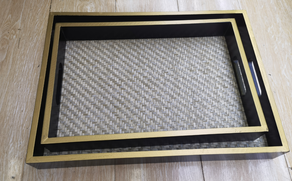 Home decoration wooden tray 96 Specification image