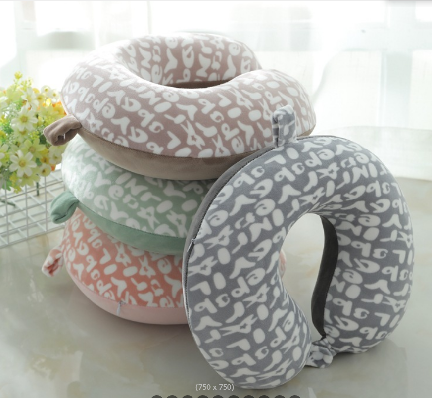 The new U-shaped pillow is exclusively for export