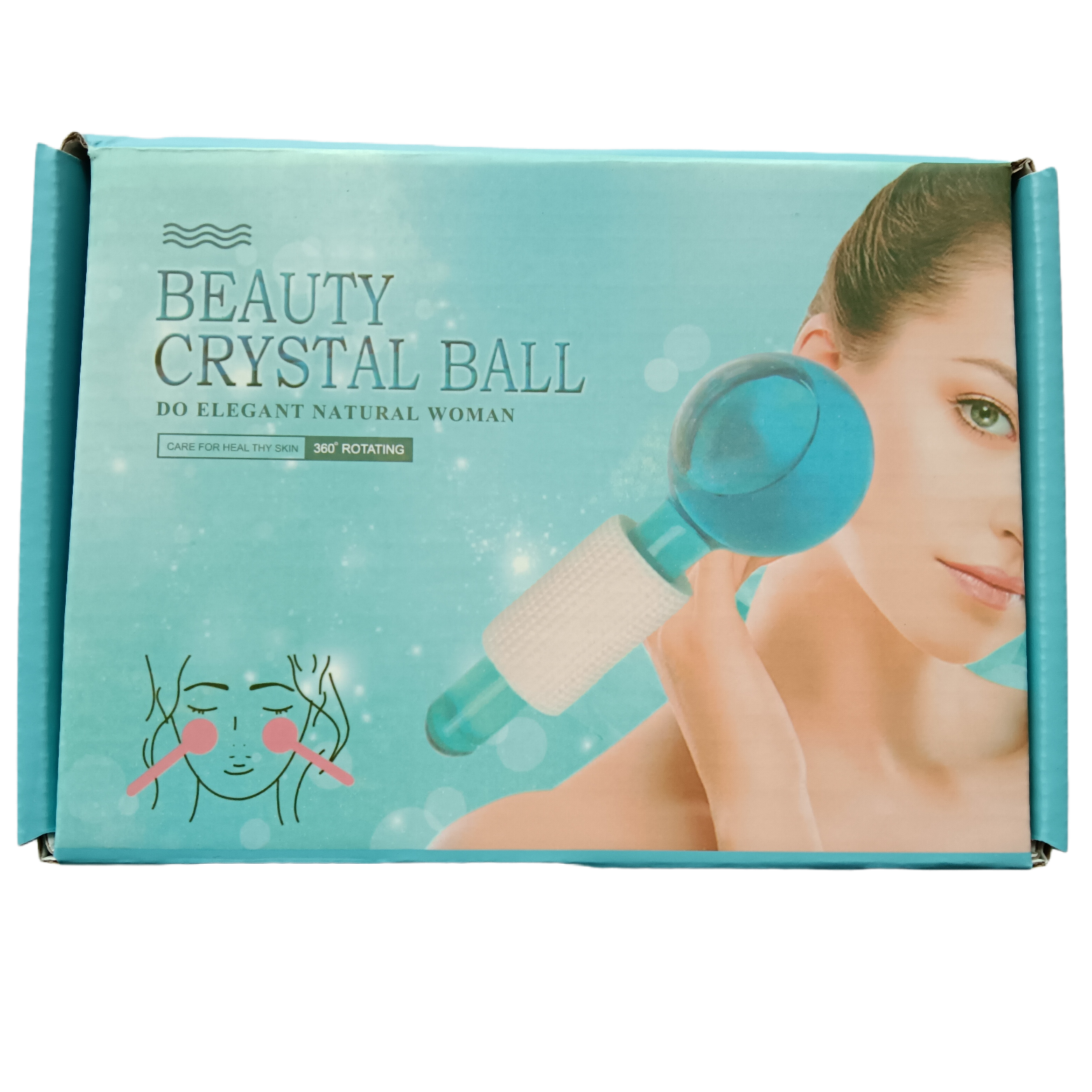 美容院玻璃美容冰波球 冰波能量水晶球冰敷冷疗按摩美容冰球 详情图3