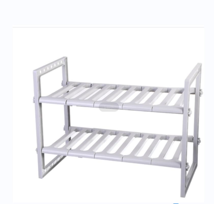 可伸缩不锈钢水槽下架子外贸