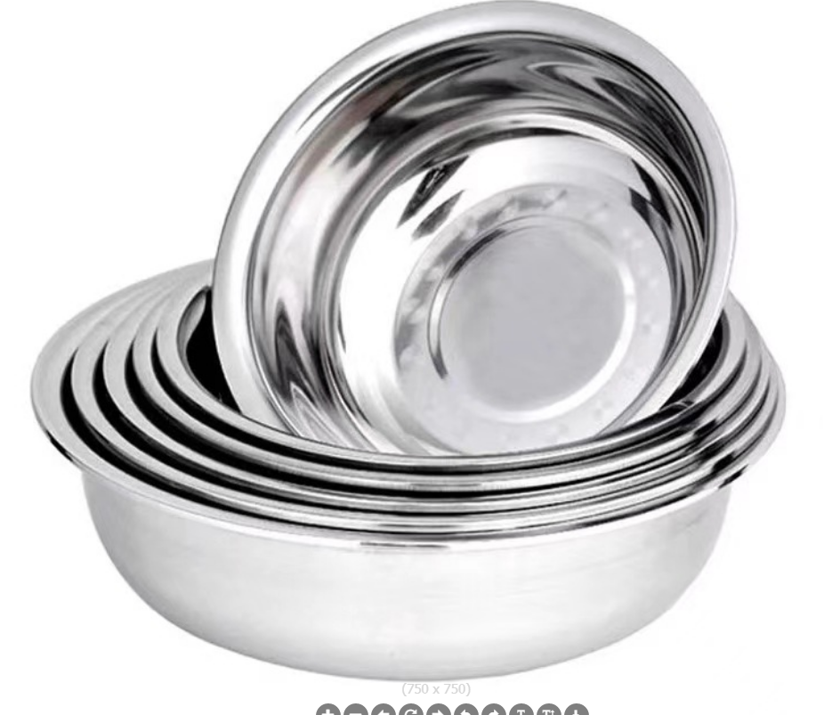 Stainless steel washbasins are exclusively for export