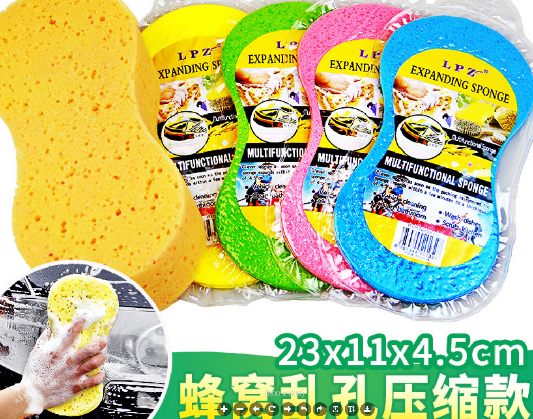 8-shaped compressed sponge blocks are exclusively for export details Picture