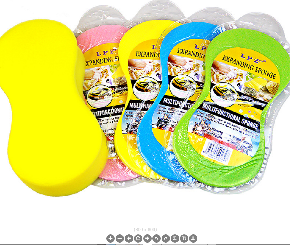 8-shaped compressed sponge blocks are exclusively for export Specification image